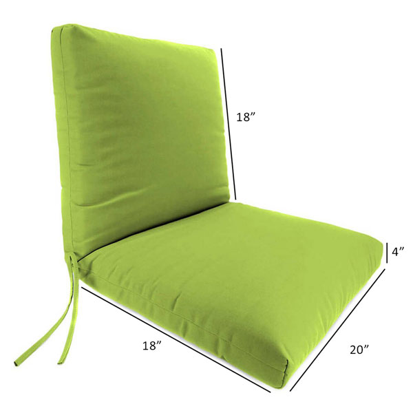20 x 18 x 4 Captain Dining Chair Cushion - Image 2